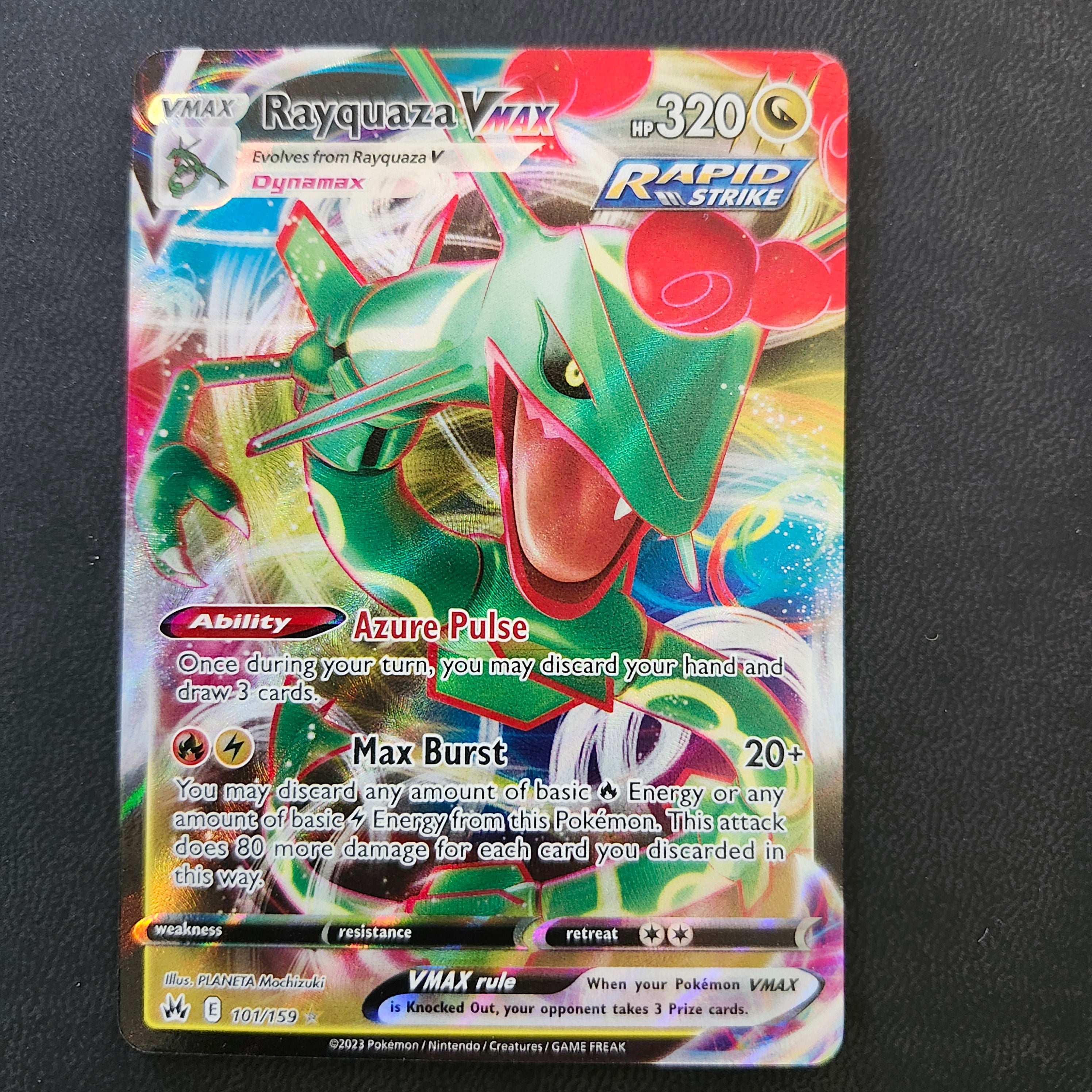 Raquaza VMAX #101 - Crown Zenith - NM