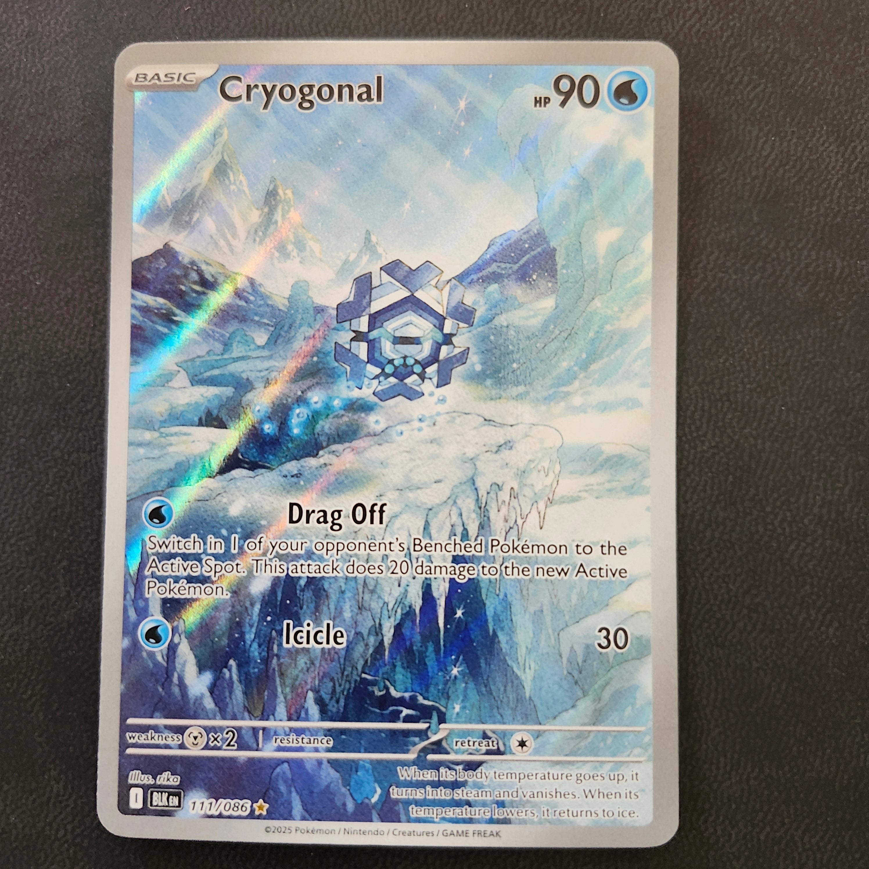 Cryogonal #111 - Black Bolt - NM