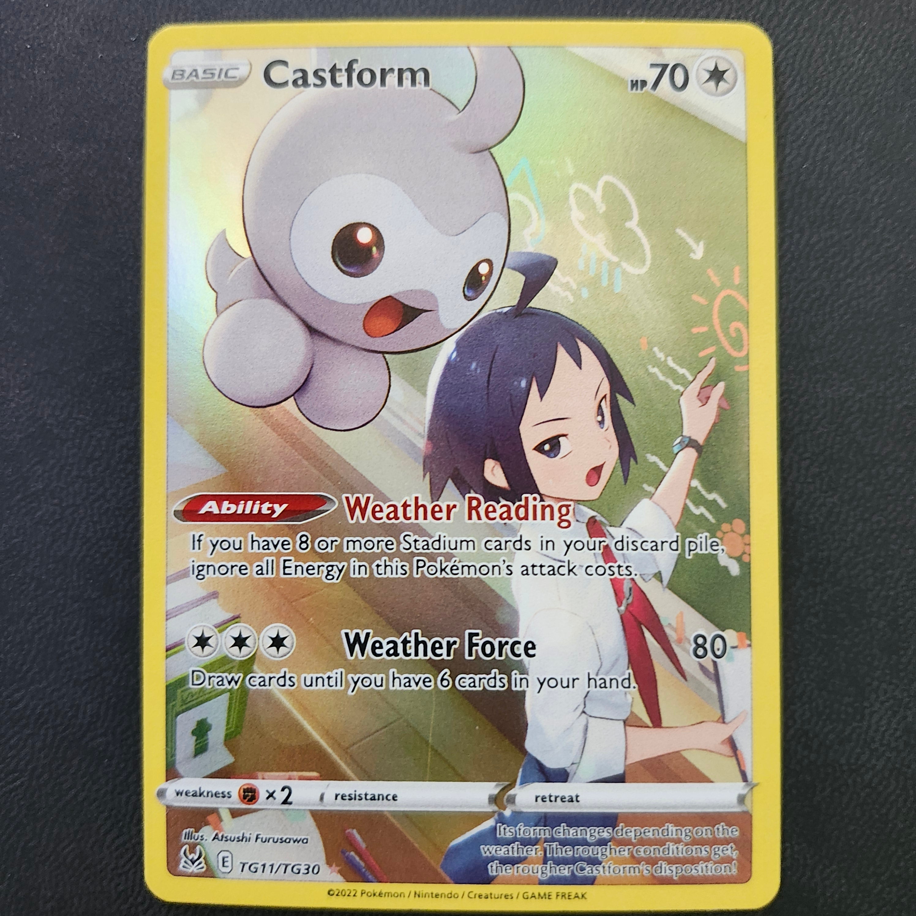 Castform #TG11 - Lost Origin - NM